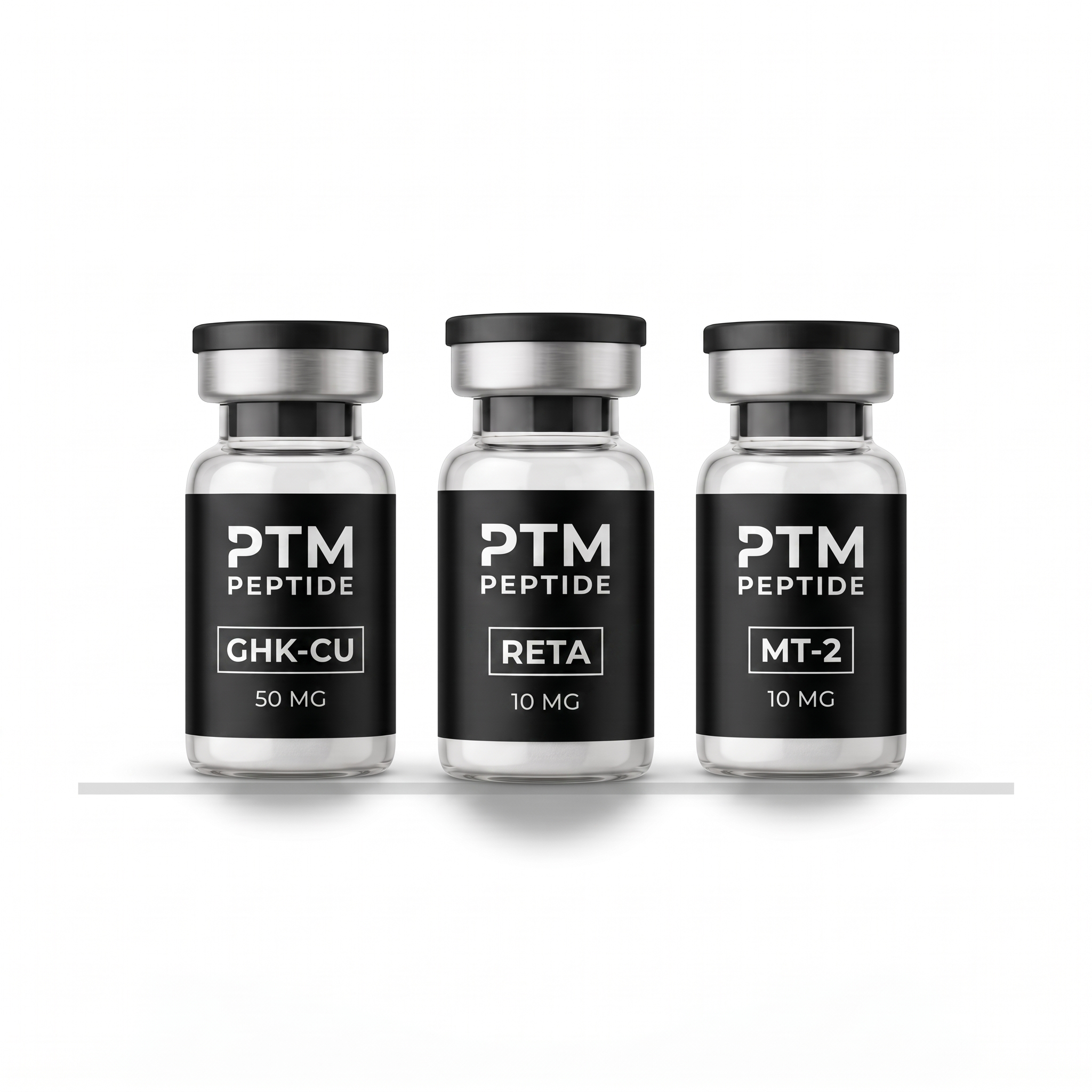 PTM Peptide — Pack Ascend (Retatrutide, GHK-CU, MT-2)